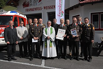 2012-09-23 (17) Opening of the refurbished fire brigade of the Feuerwache Weißenburg from 2009 to 2012.jpg